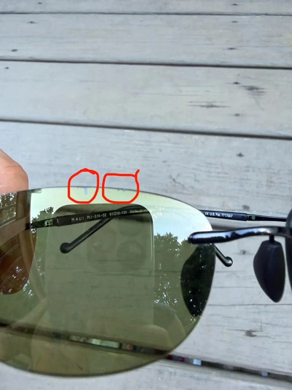 Maui Jim Honolua Bay MJ-516-02 rimless polarized sunglasses